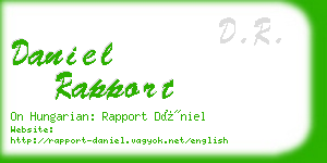 daniel rapport business card